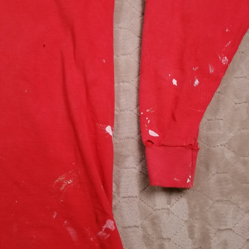 VTG 1987 Winter Carnival Shirt Sz Lg Greek Formal Party Pi Kappa Alpha PAINTED - Picture 5 of 15